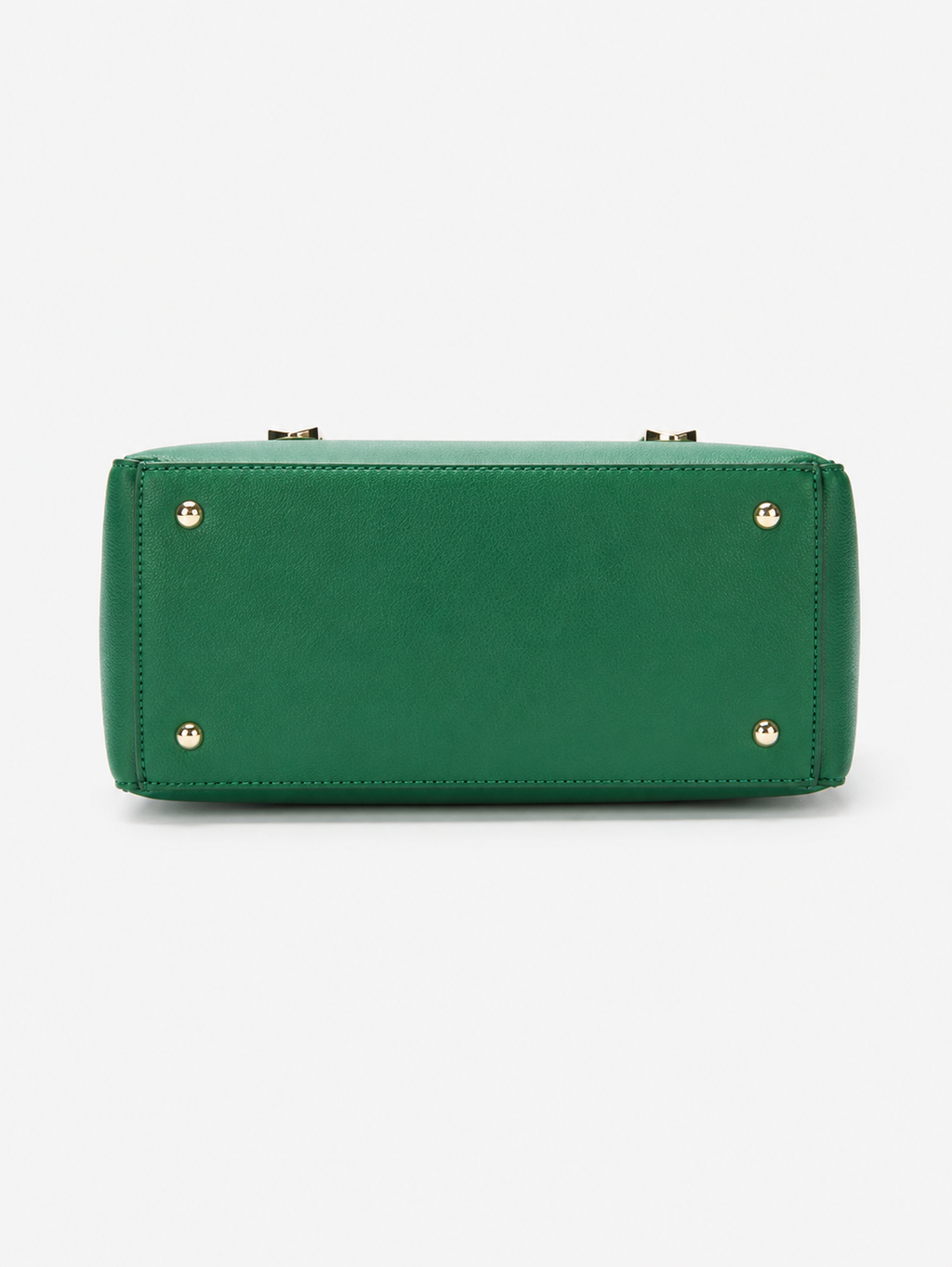 Women's Forest Green PU Leather Shoulder Handbag  Casual Plain Ladies Purse