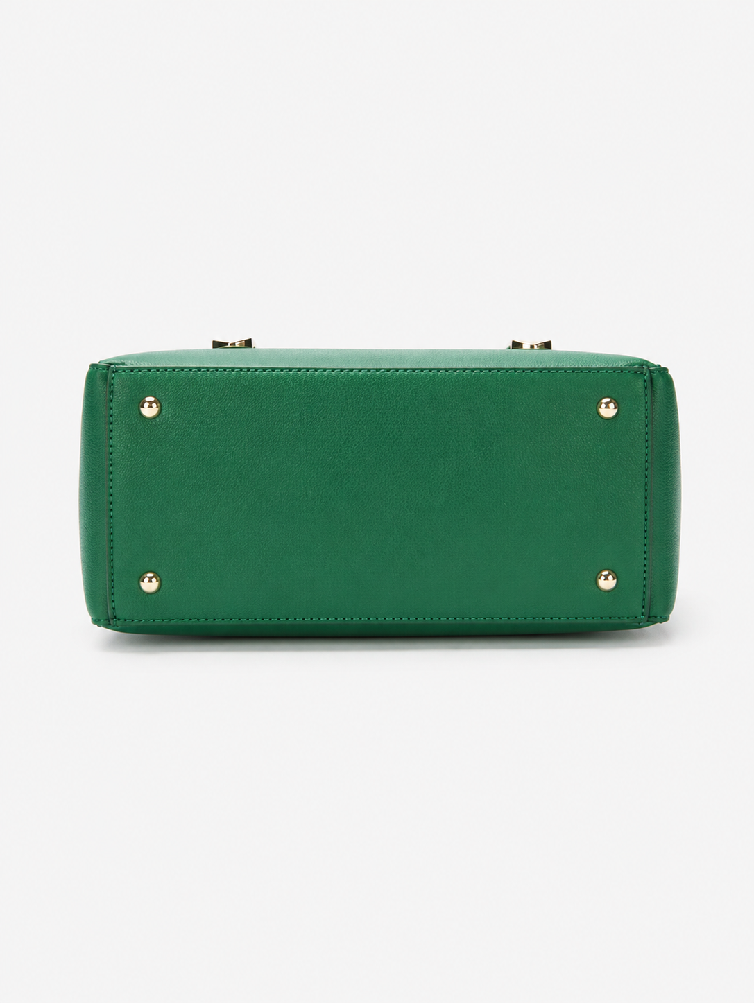 Women's Forest Green PU Leather Shoulder Handbag  Casual Plain Ladies Purse
