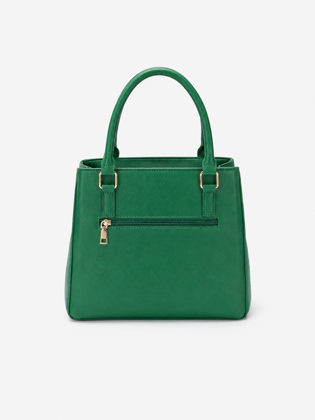 Women's Forest Green PU Leather Shoulder Handbag  Casual Plain Ladies Purse